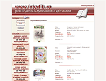Tablet Screenshot of interlib.ro